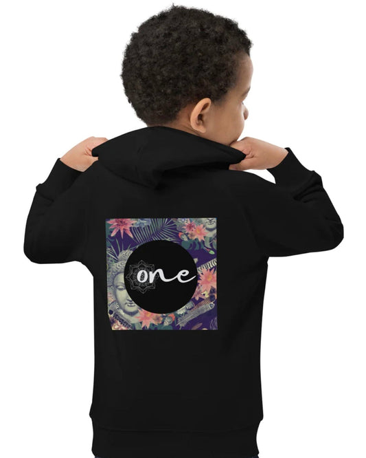 Hoodie enfant noir | ONE®