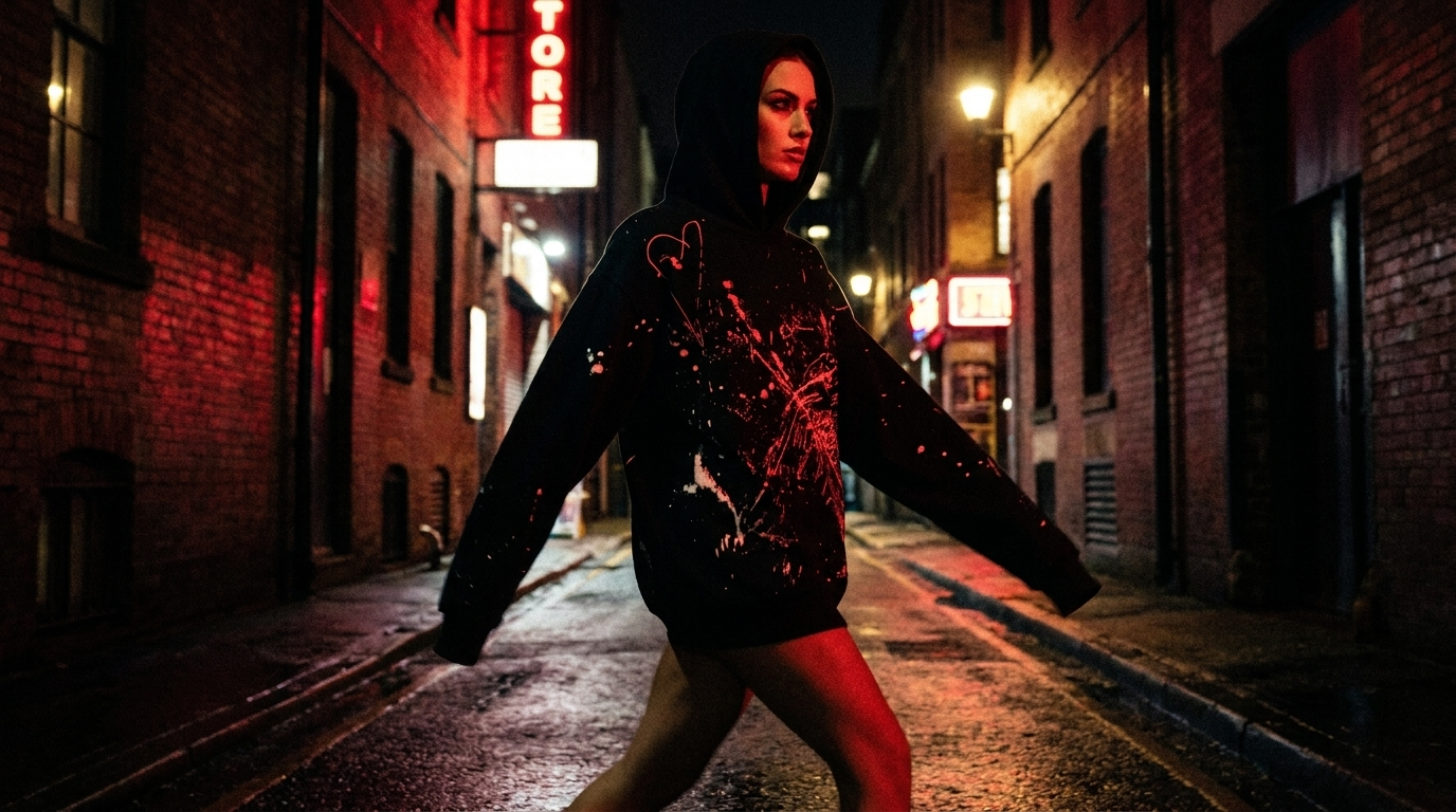 Hoodies ONE — confort signature peint main