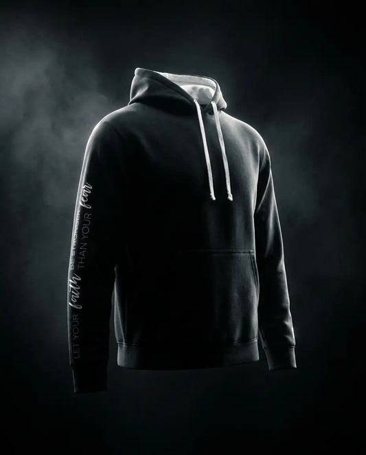 Hoodie Noir — studio dark